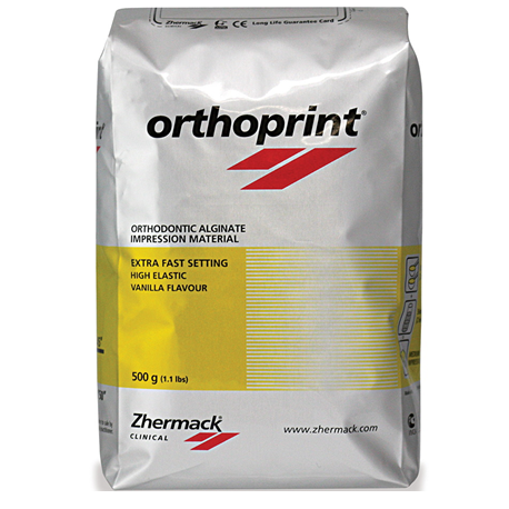 Orthoprint Orthodontic Alginate Impression Material, Extra Fast Set 500g